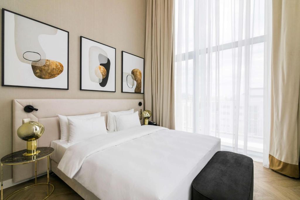 Postel nebo postele na pokoji v ubytování Radisson Blu Hotel Sopot