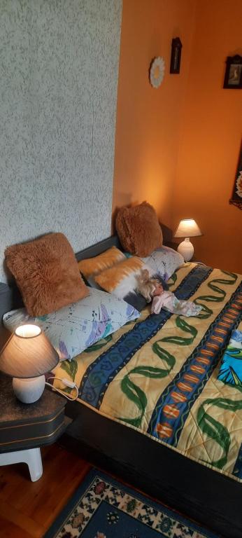 Postel nebo postele na pokoji v ubytování Pas MARTA