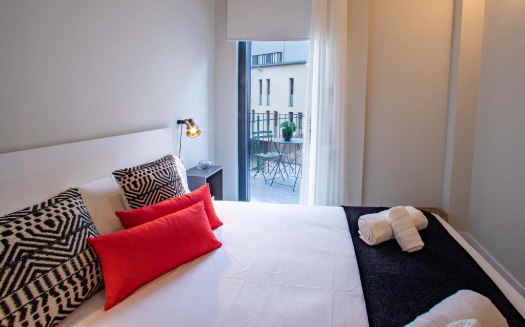 Postel nebo postele na pokoji v ubytování Barcelona Touch Apartments - Rosich