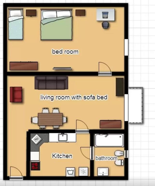 Plan piętra w obiekcie Trimarchi House