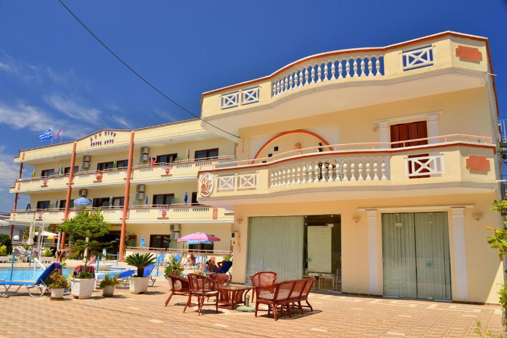 Budova, kde se aparthotel nachází