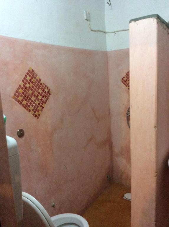 Koupelna v ubytování Kiponda B&B