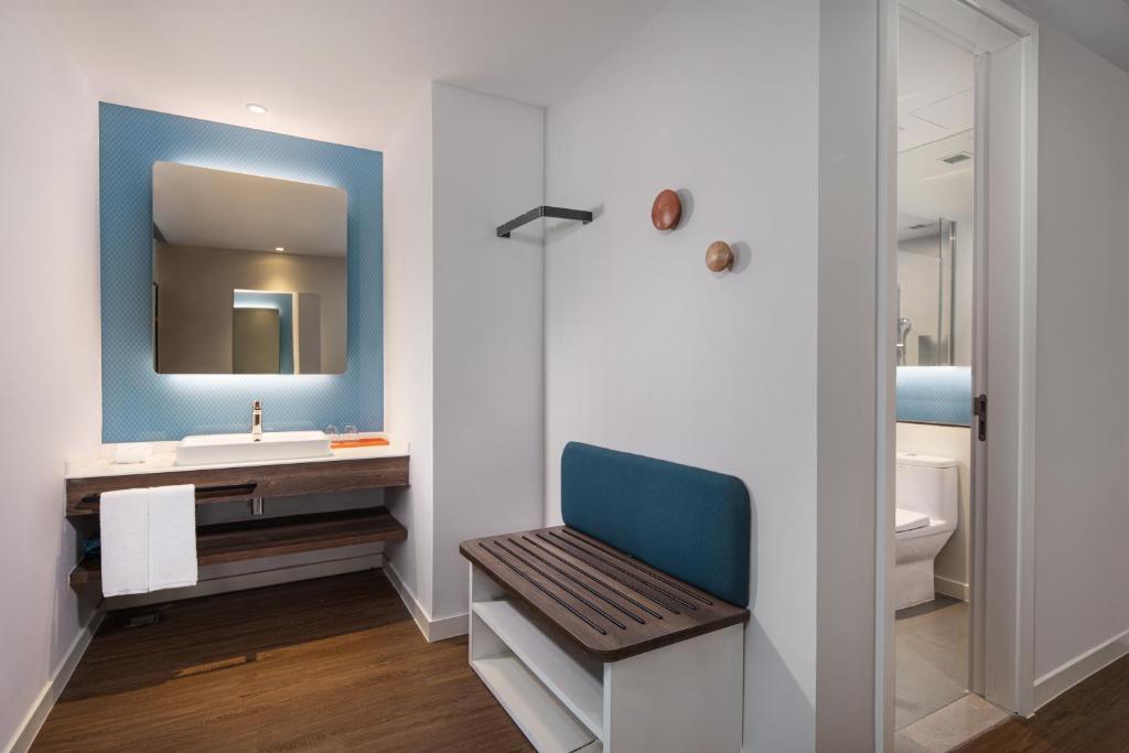 Koupelna v ubytování Holiday Inn Express Langfang New Chaoyang by IHG