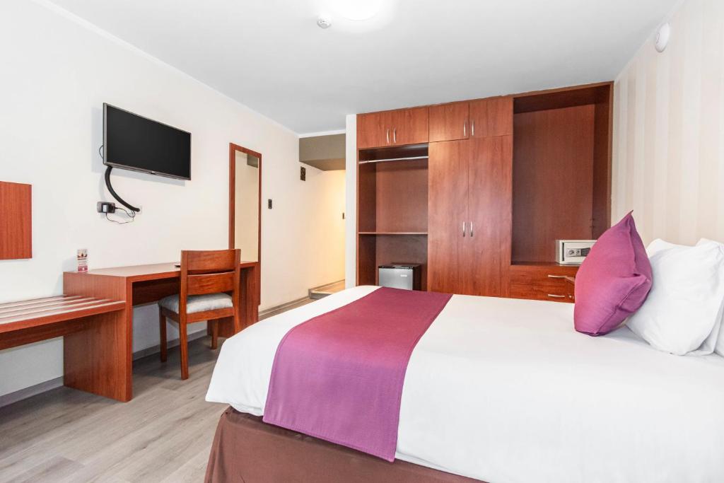 Voodi või voodid majutusasutuse Hotel Andesmar toas