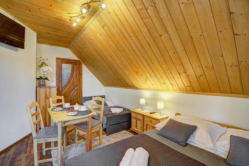 Posezení v ubytování Apartamenty Szwarcowa