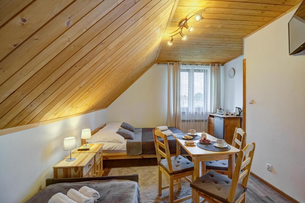 Posezení v ubytování Apartamenty Szwarcowa