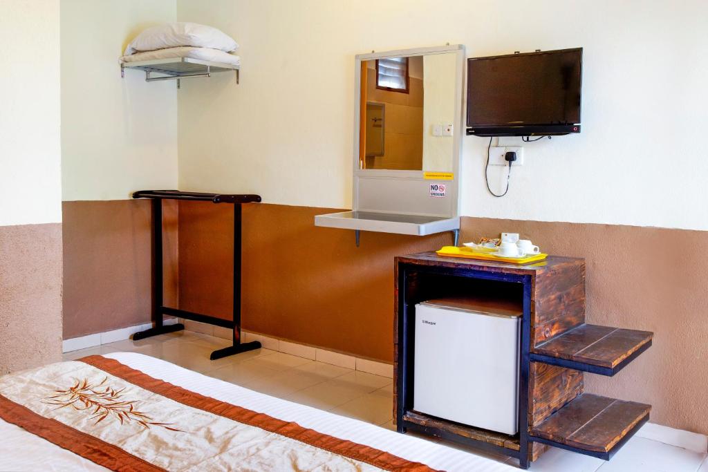 TV a/nebo společenská místnost v ubytování NR Langkawi Motel