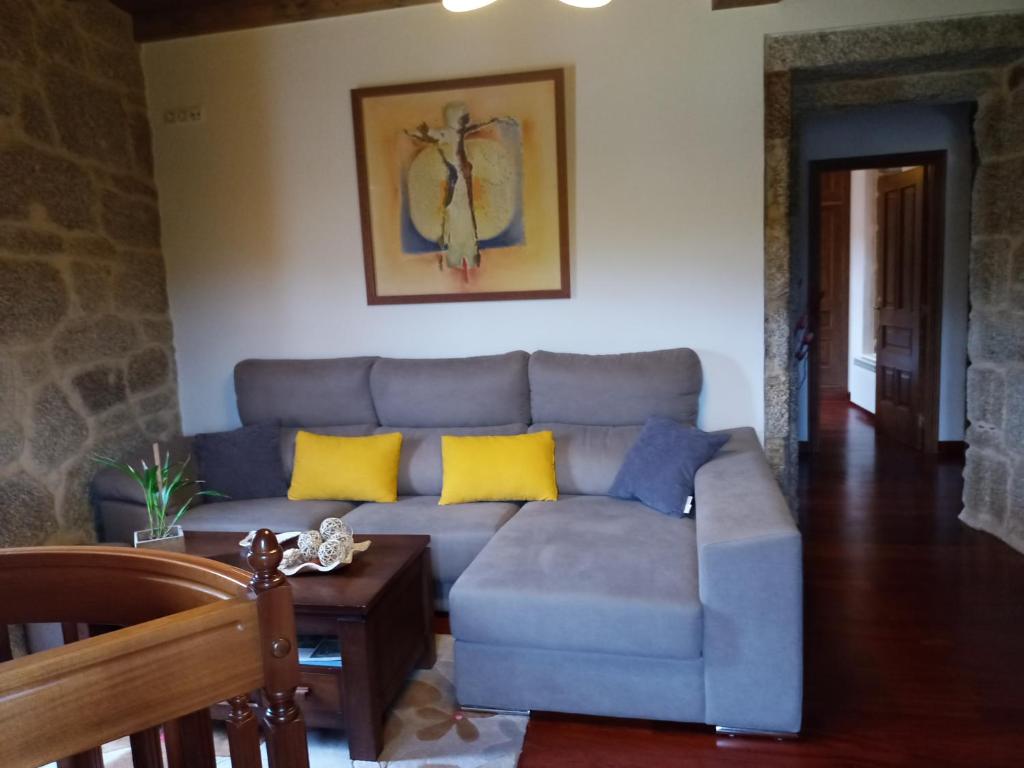 Posezení v ubytování Vivienda Turística A Petada de San Clodio