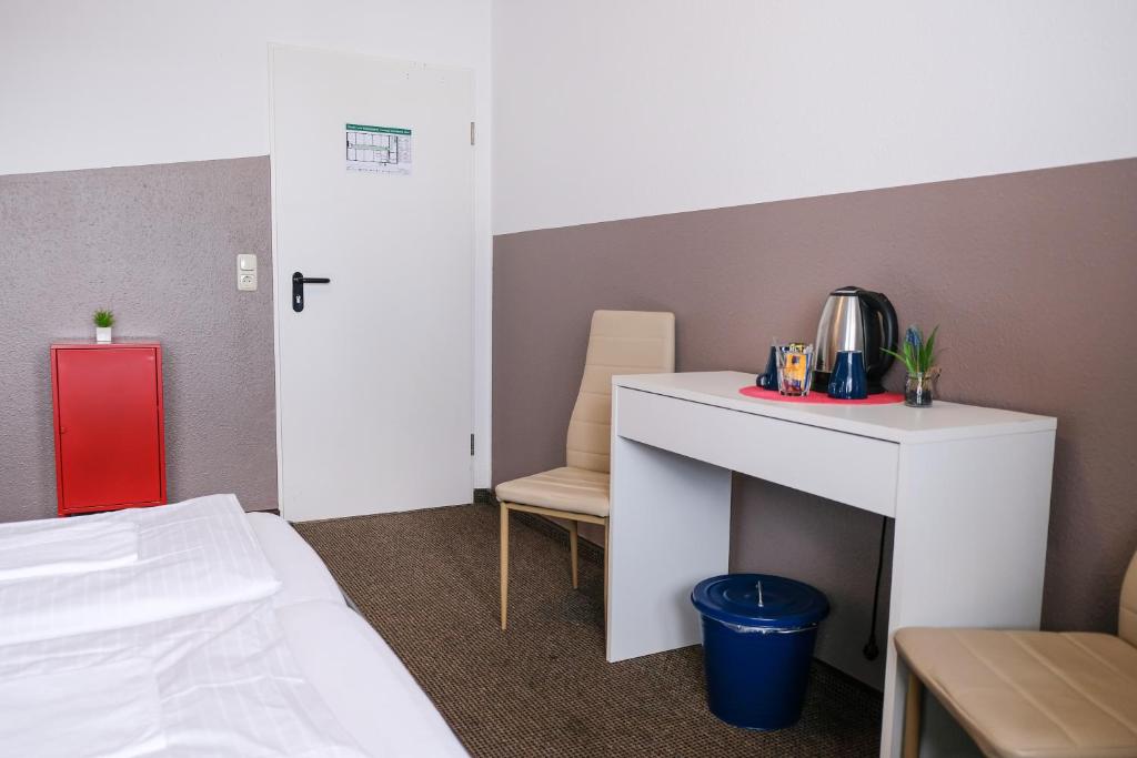 Uma cama ou camas num quarto em Hammerbrook Hostel