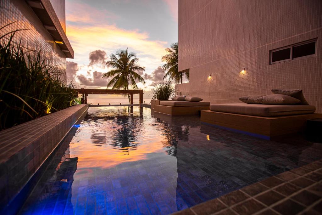 Apartamento Com Jacuzzi na Beira mar de João Pessoa no Branco Haus - 公寓 - 一楼
