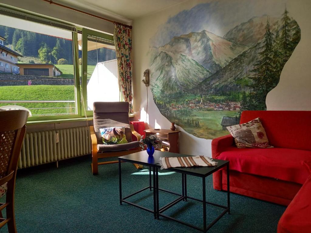 Posedenie v ubytovaní Aparthotel 333 mit Schwimmbad Kleinwalsertal
