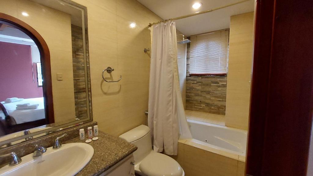 Koupelna v ubytování Hotel Voyager Manta