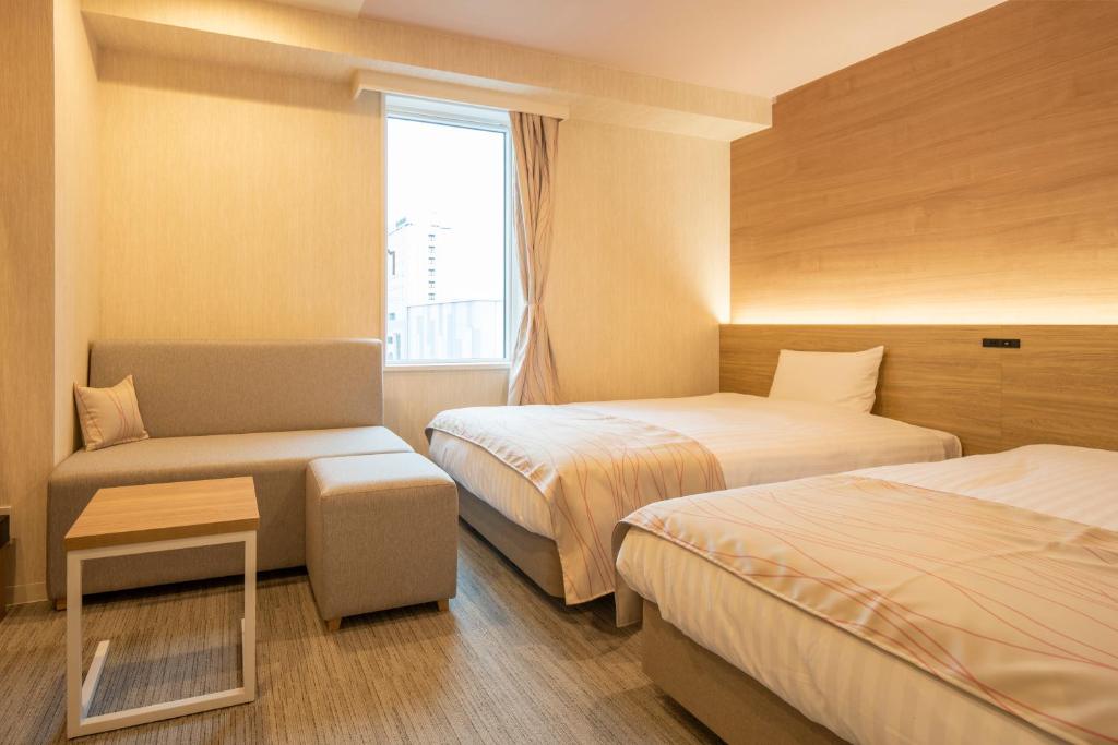 HOTEL AMANEK Asahikawa - Номер с двумя кроватями среднего уровня