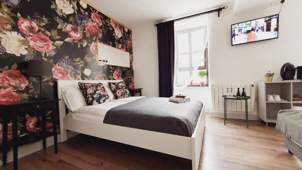 Postel nebo postele na pokoji v ubytování Pasta Factory Guest Rooms