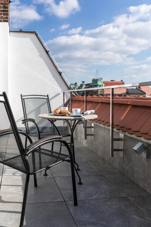 Balkón nebo terasa v ubytování Aparthotel New Lux