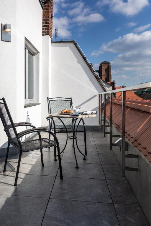 Balkón nebo terasa v ubytování Aparthotel New Lux