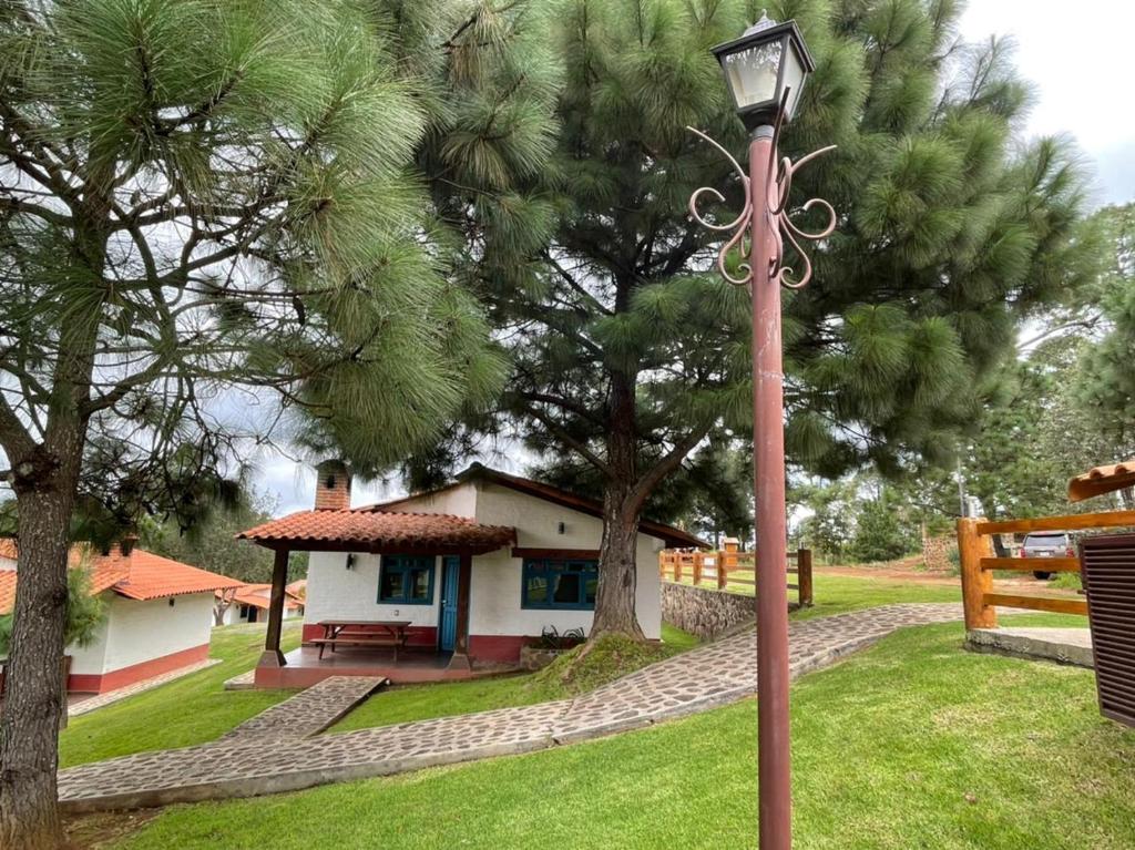 Zahrada ubytování Cabañas Mazzatl 6 pax