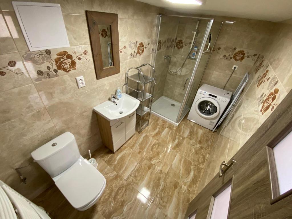 Koupelna v ubytování ARD Apartments - Levice
