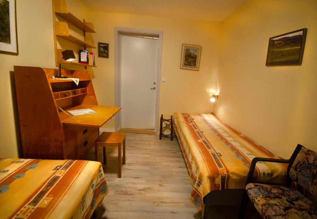 Postel nebo postele na pokoji v ubytování Granbackens BoB