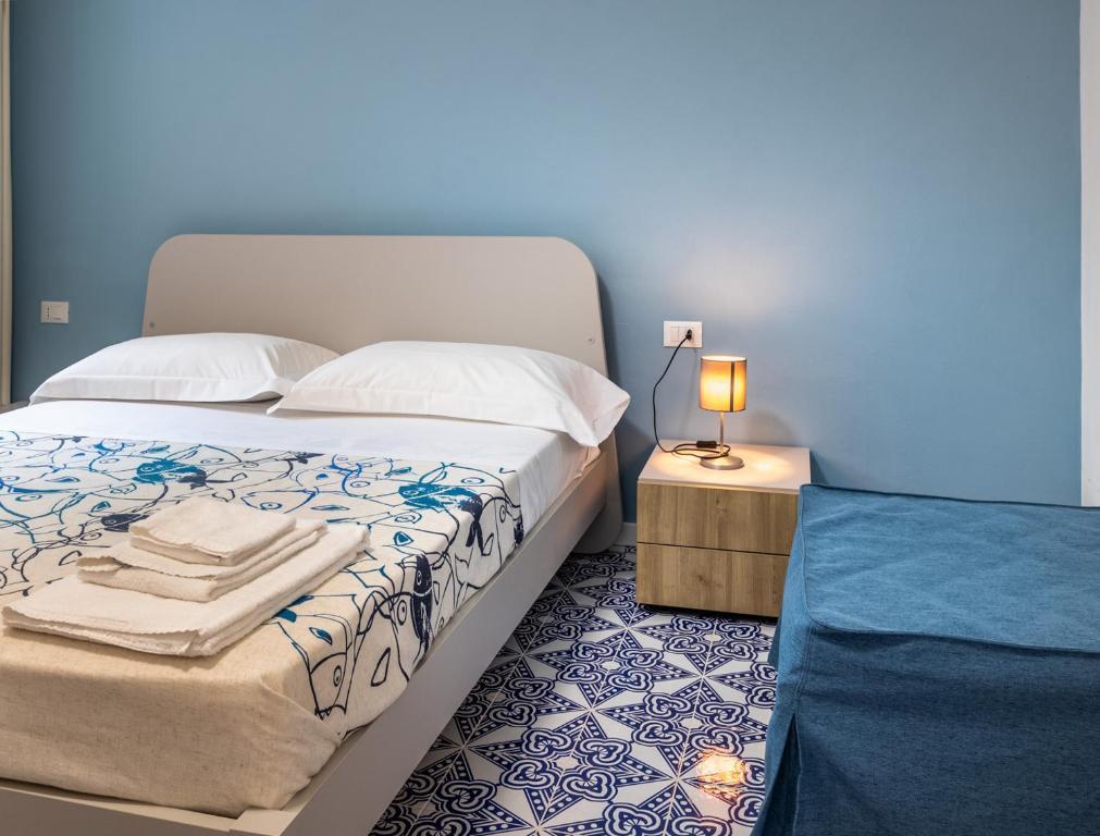 Cama o camas de una habitación en La Maiolica