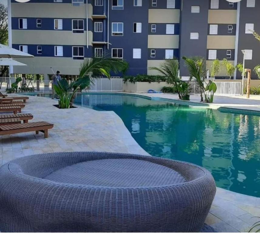 Swimming pool sa o malapit sa Paradaise Resort Ubatuba