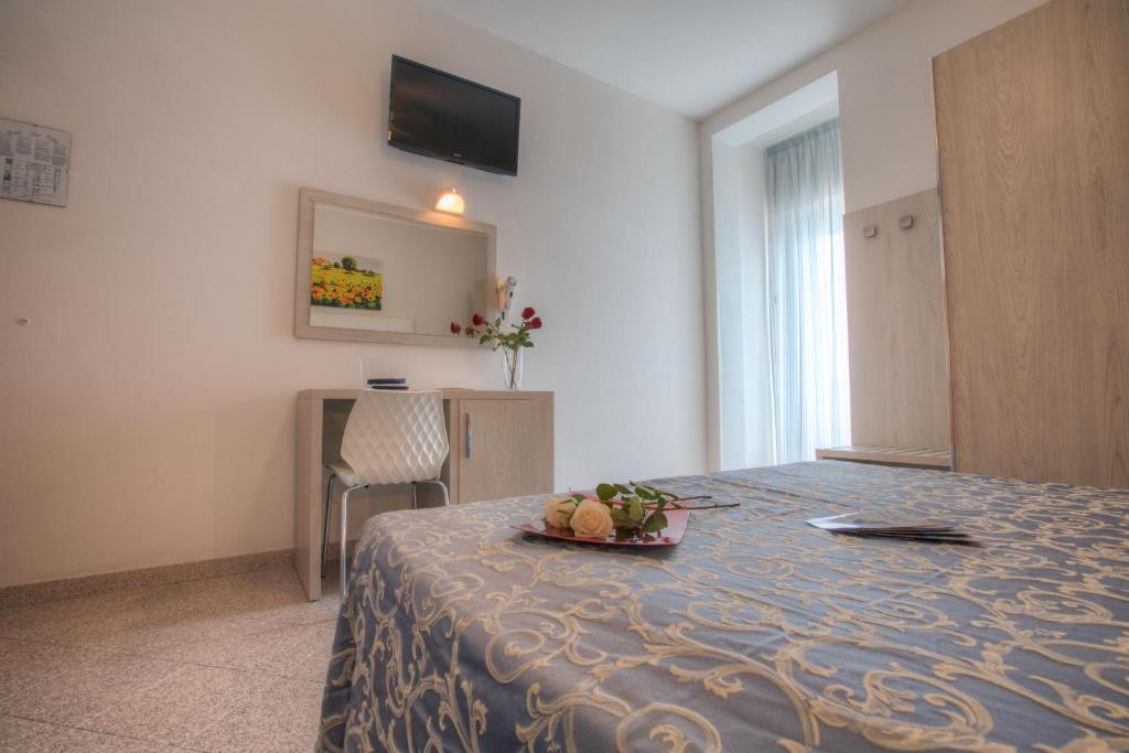 TV a/nebo společenská místnost v ubytování Hotel Olympia