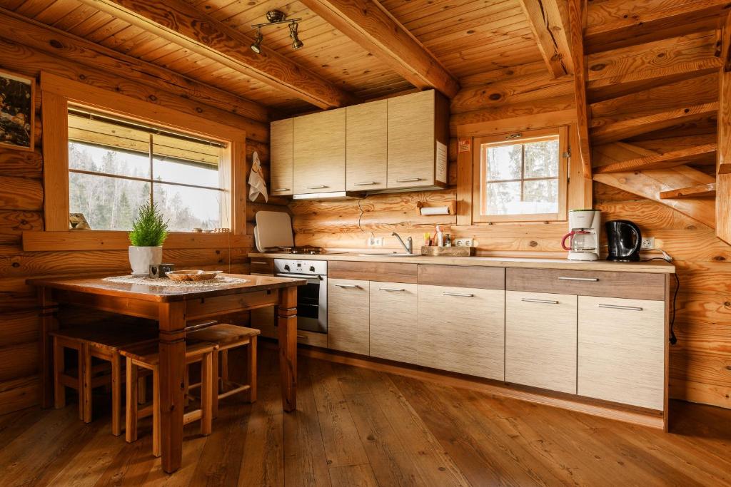 Kuchyň nebo kuchyňský kout v ubytování Nuustaku Guesthouse