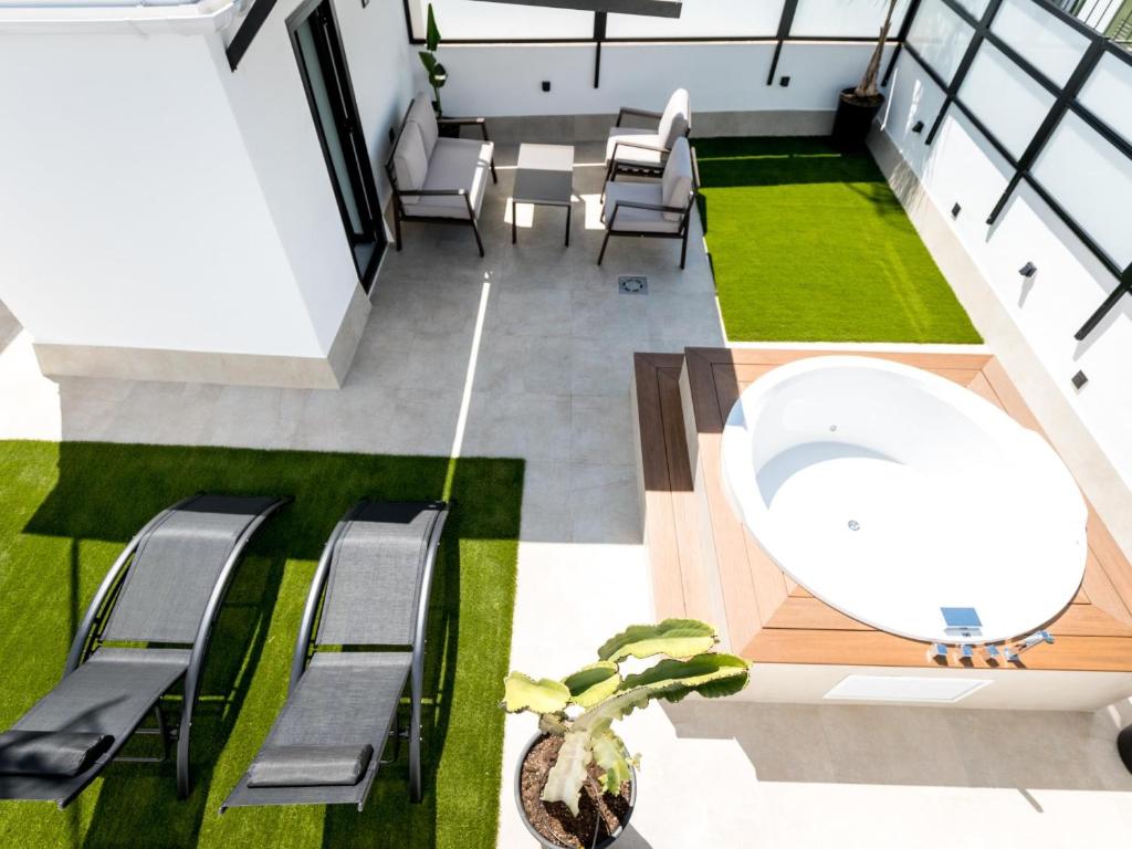 Pj Terraza Privada Bañera exterior junto Catedral