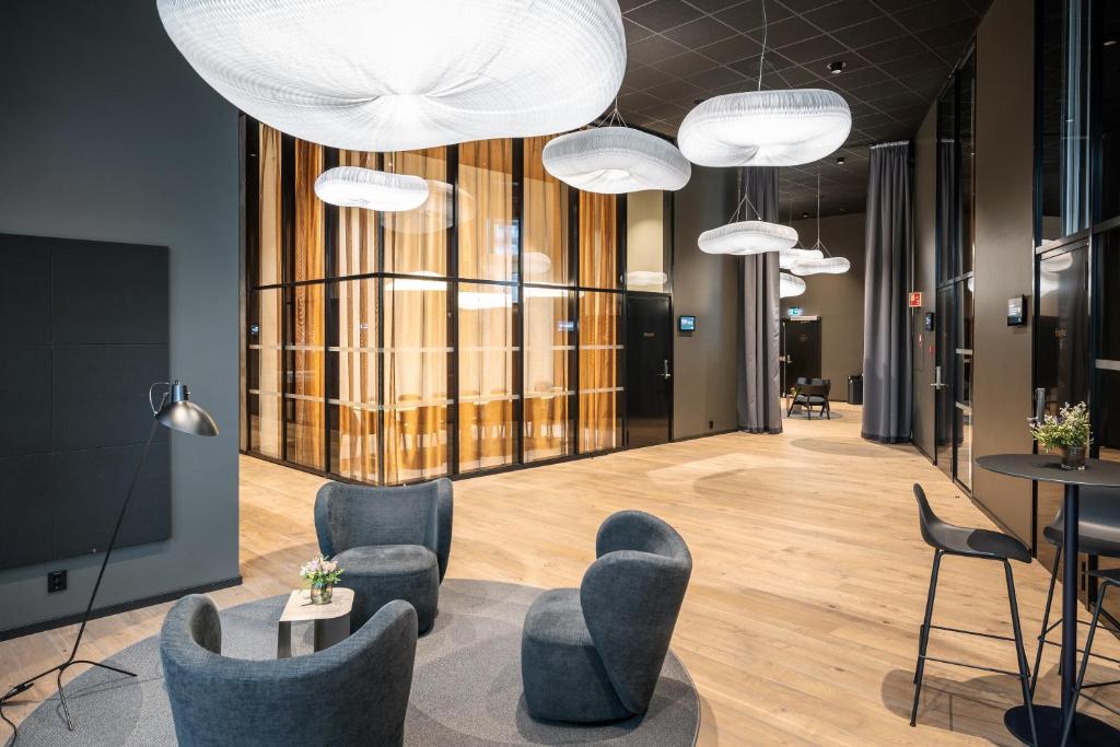 Posezení v ubytování Quality Hotel Hasle Linie
