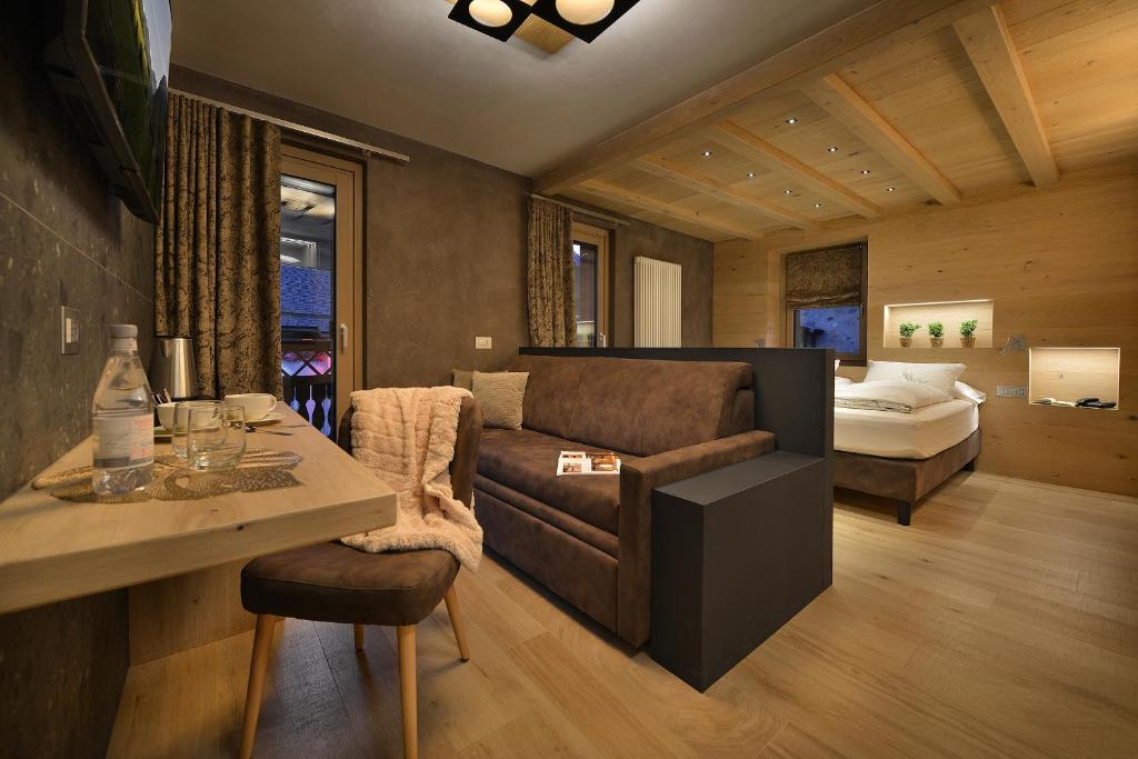Posezení v ubytování Hotel Compagnoni