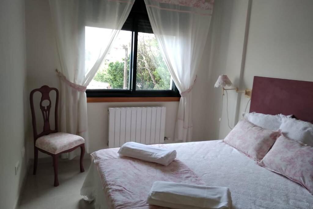 Postel nebo postele na pokoji v ubytování Apartamento nuevo con vistas