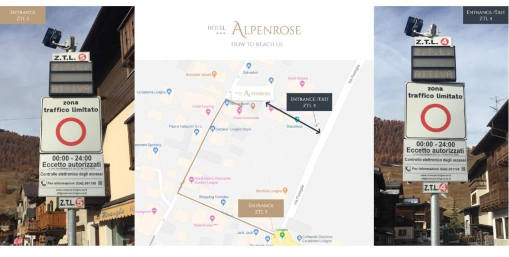 Certifikát, hodnocení, plakát nebo jiný dokument vystavený v ubytování Albergo Alpenrose