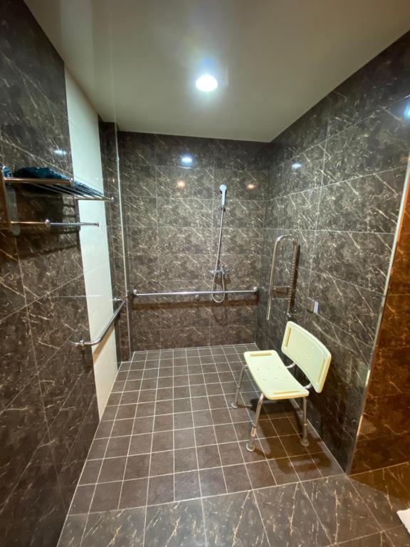 Koupelna v ubytování Hotel Lee-Chan