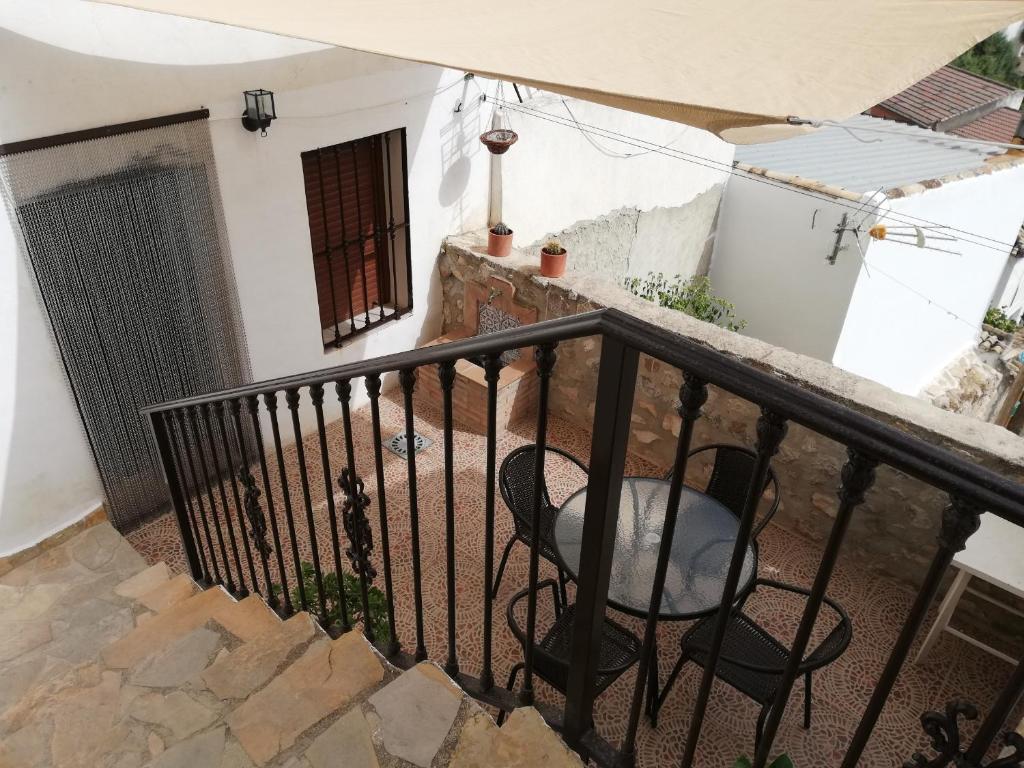 Balkón nebo terasa v ubytování La casa de Tento