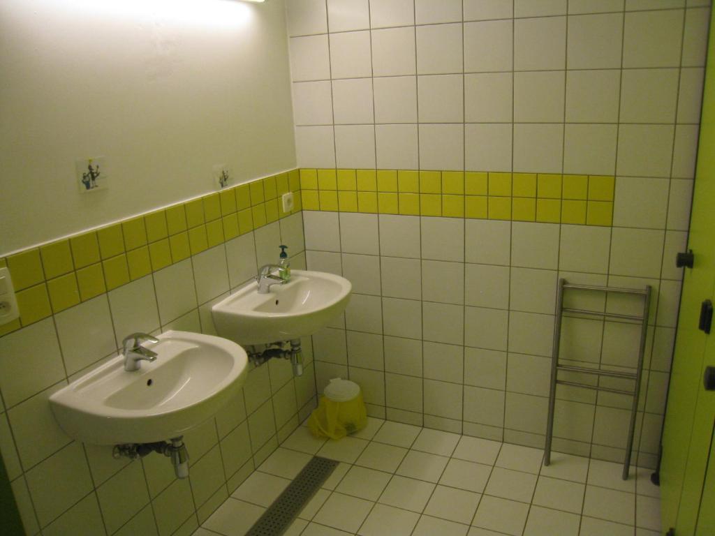 Koupelna v ubytování Le Fagotin - Youth hostel