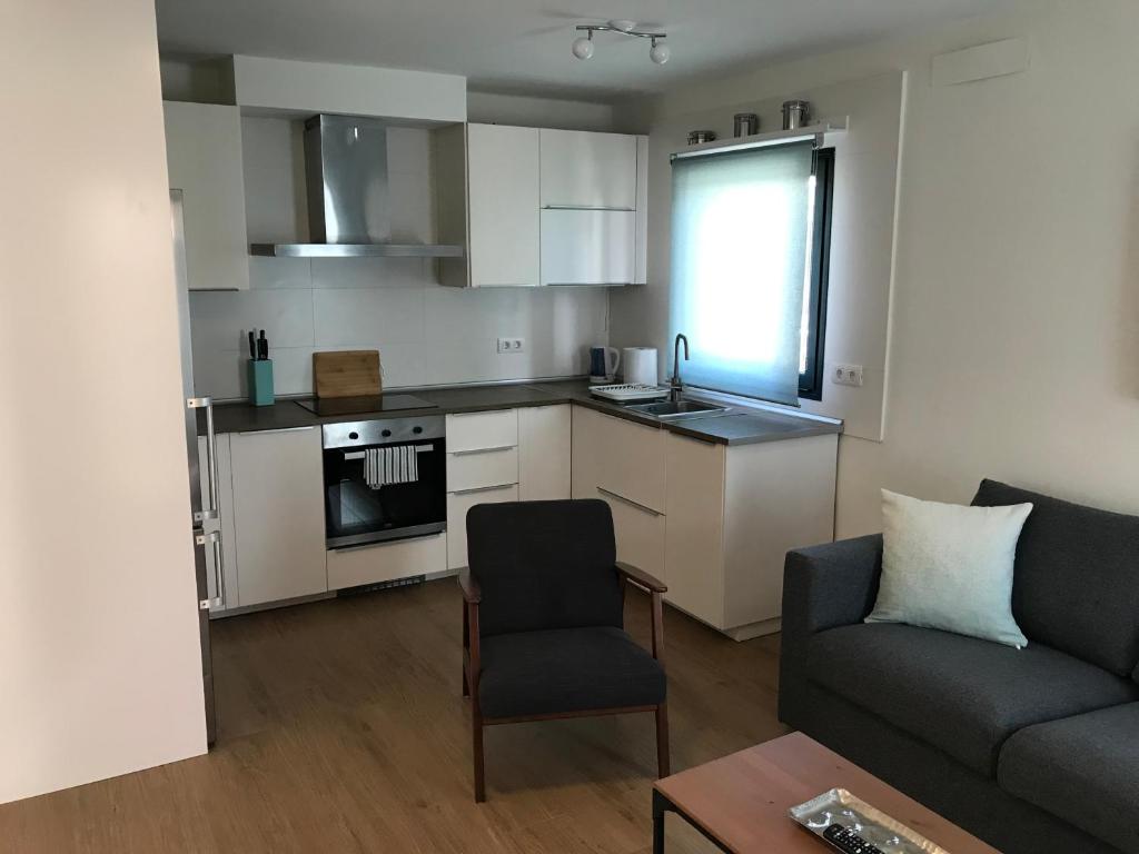 Kuchyň nebo kuchyňský kout v ubytování CASA BLANQUI