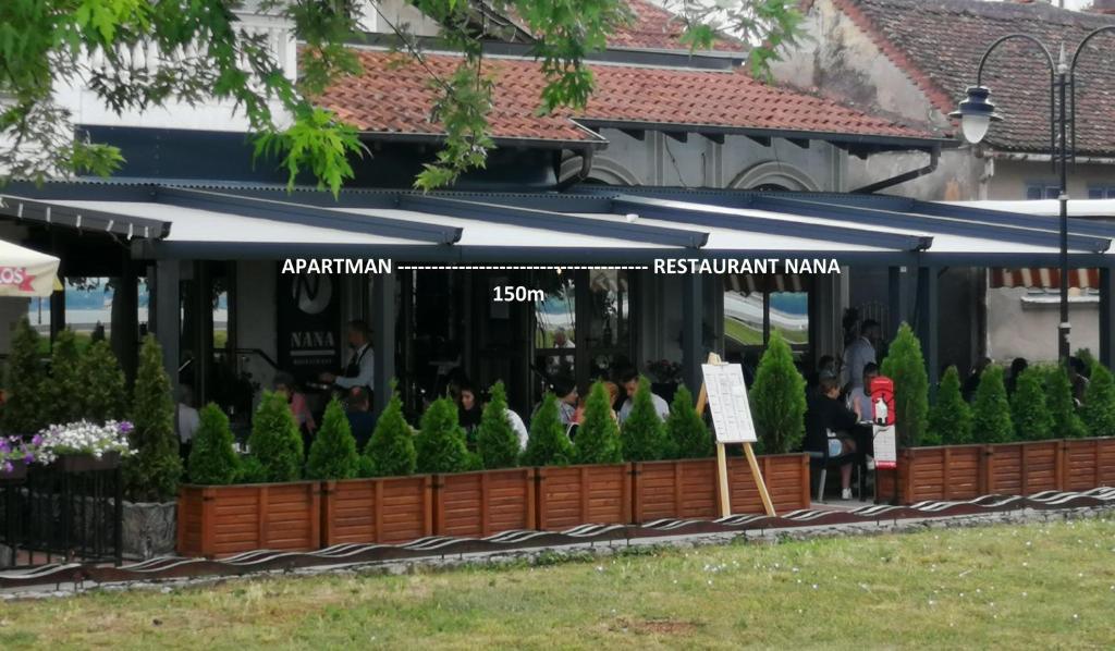 Zahrada ubytování Apartments NANA