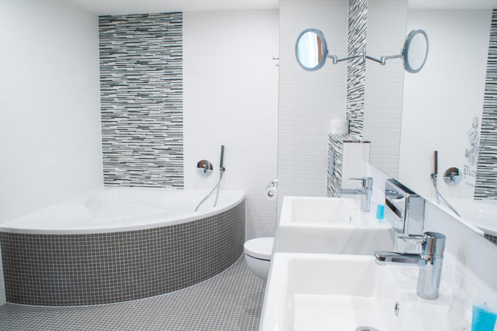 Koupelna v ubytování Spa Hotel Diana