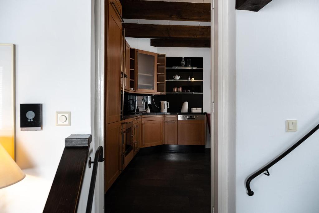 Een keuken of kitchenette bij De Soeten Inval