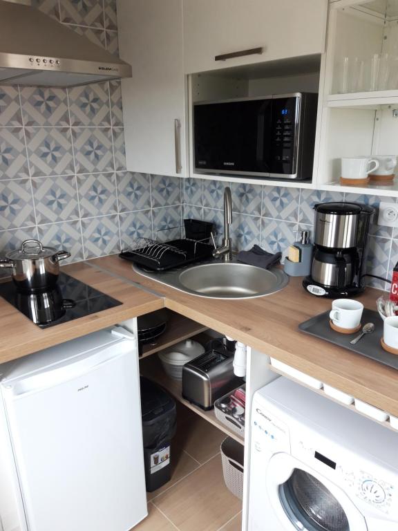 Aquitain Home chambre studio appartement Gare Saint Jean - Studio With Garden View