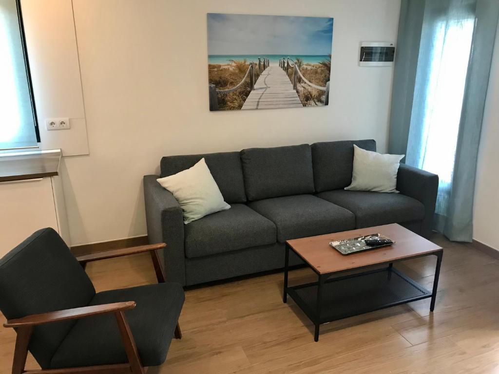 Posezení v ubytování CASA BLANQUI