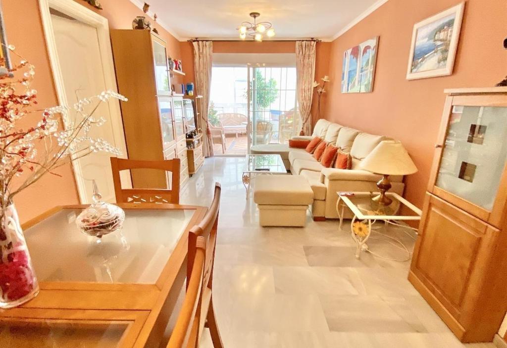 Posezení v ubytování Apartamento Oasis