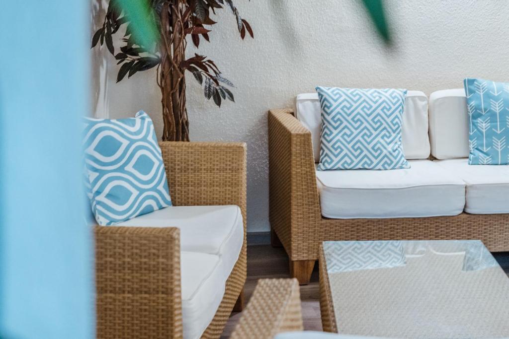 Posezení v ubytování Hotel am Marschiertor