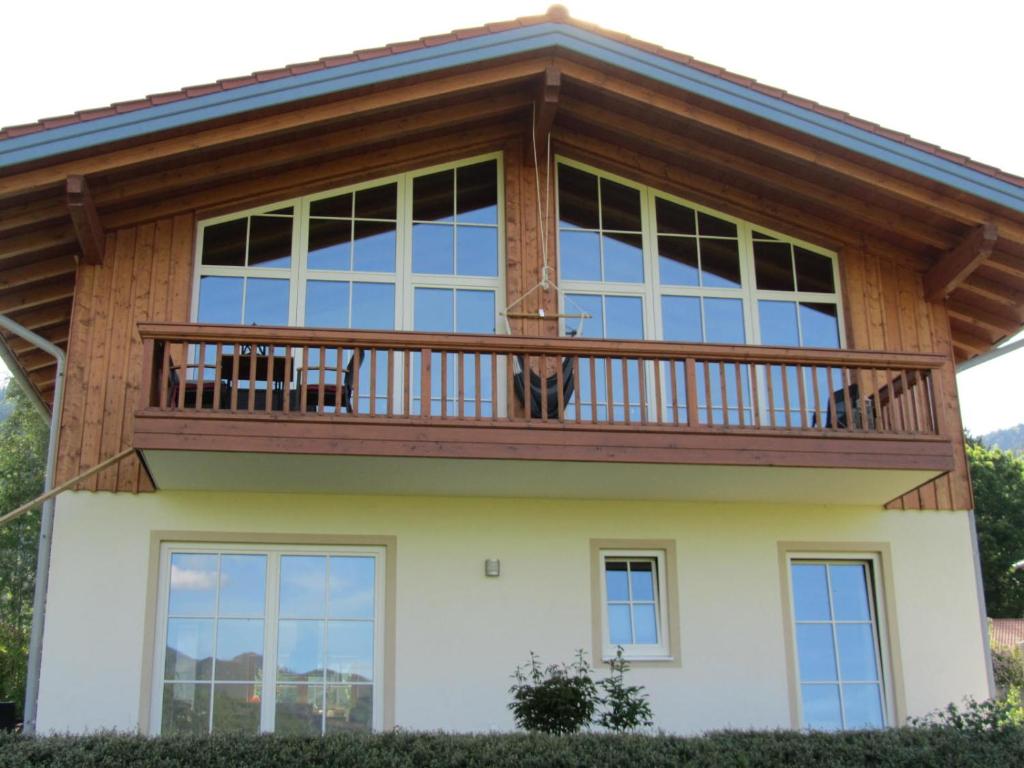 Balkón nebo terasa v ubytování Ferienwohnung Panoramablick