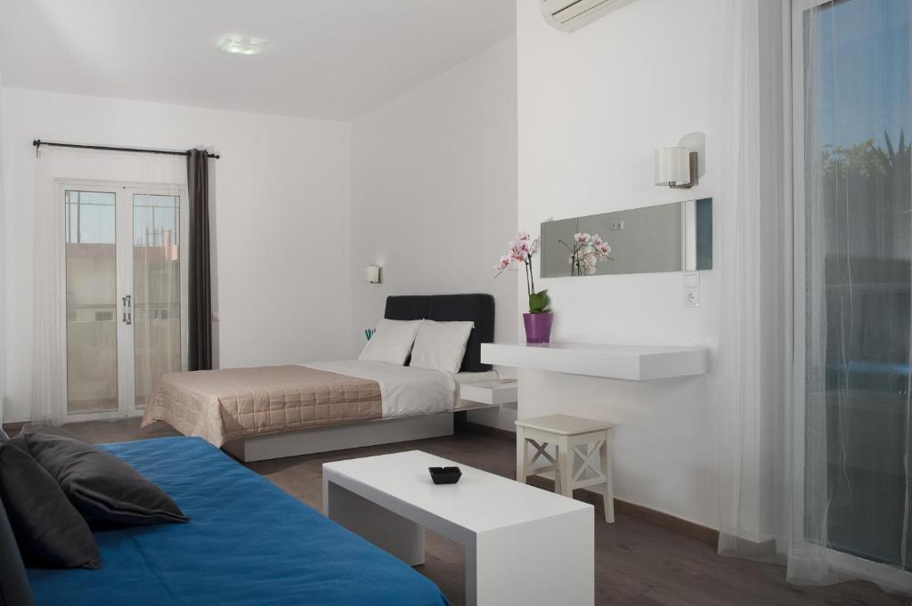 Ένα δωμάτιο στο Aestas Apartments