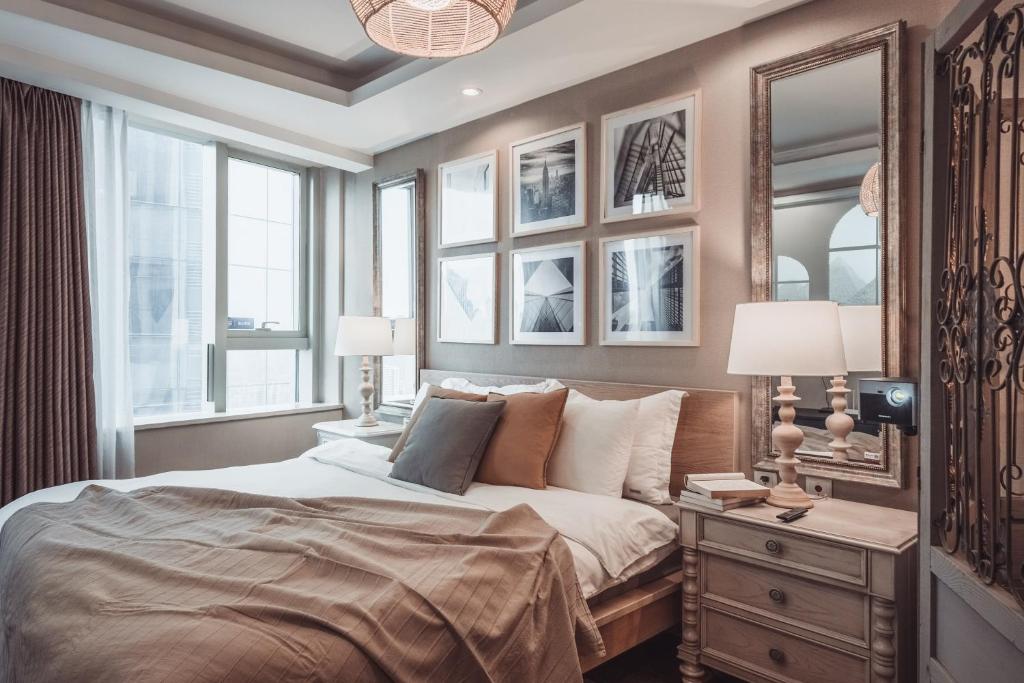 Tianjin G'apartment - Five Great Avenues - Deluxe Apartment с ванной