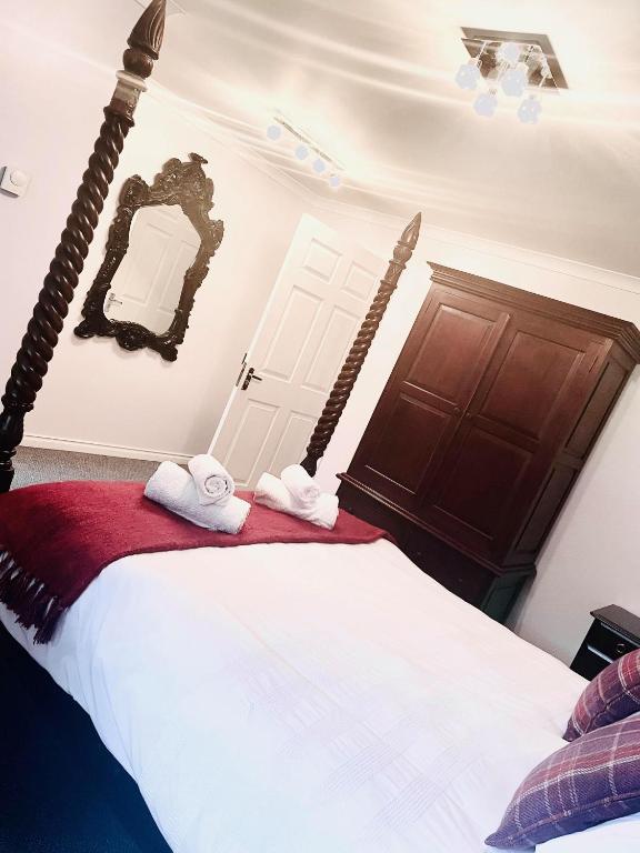 Postel nebo postele na pokoji v ubytování Remus B&B