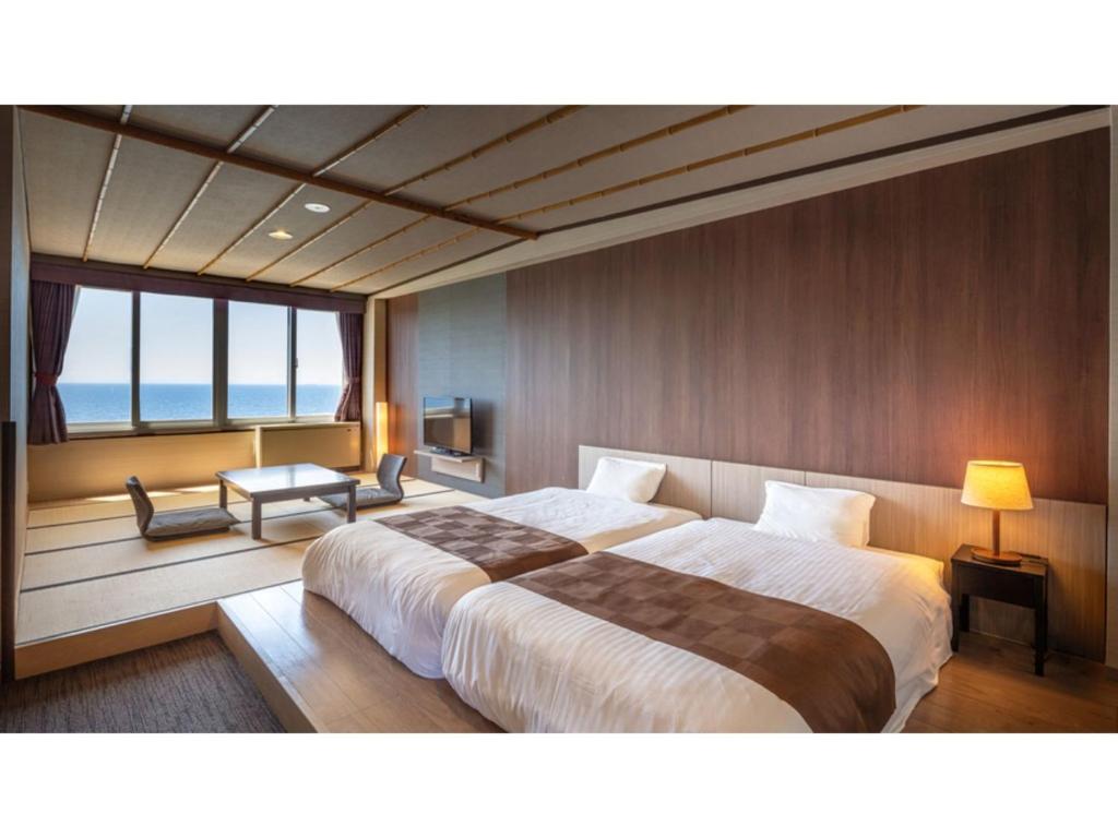 Cama ou camas em um quarto em Imagine Hotel & Resort Hakodate - Vacation STAY 73142v