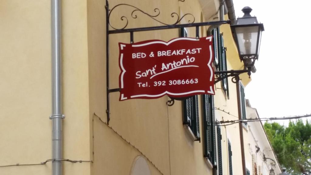 Certifikát, hodnocení, plakát nebo jiný dokument vystavený v ubytování B&B Santantonio