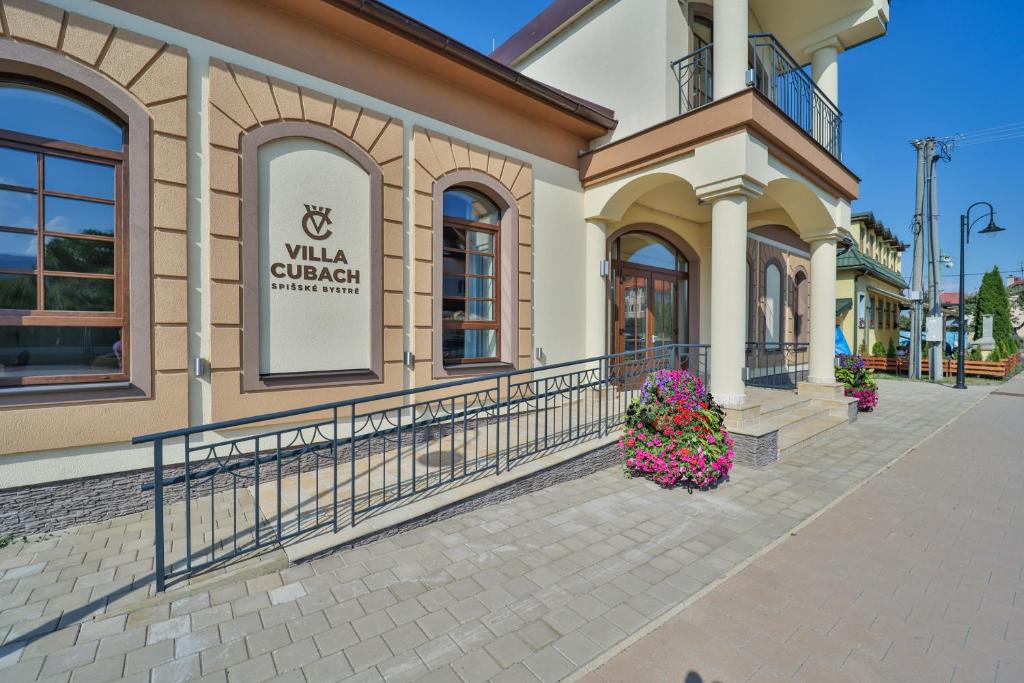 Budova, kde se aparthotel nachází